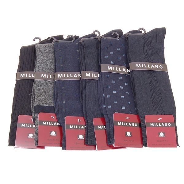 12 Pairs Mens Dress Socks 10 13 High Quality Cotton Material 3 