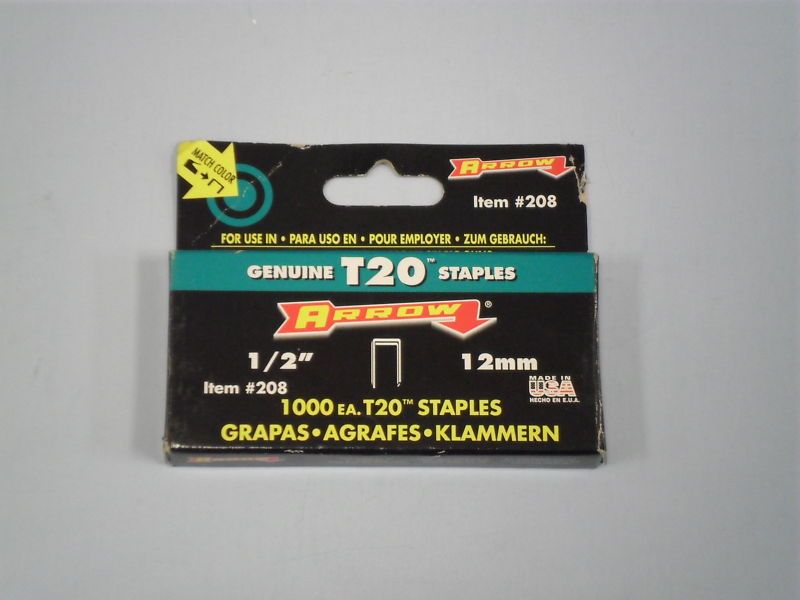 Arrow 1000CT, 1/2 #208 T20 Staples 444623  