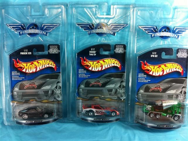 Rare 2002 Hotwheels FINAL RUN Spin Out Firebird Funny Car Porsche 