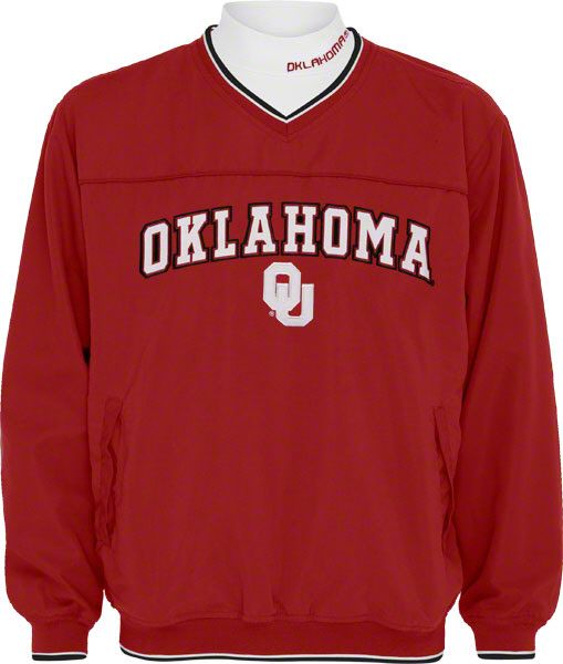 Oklahoma Sooners Windshirt/Long Sleeve Mockneck Combo Pack  