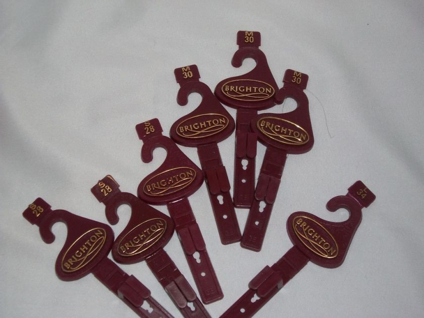 Brighton Belt Hangers M 30 S 28 L 34 Hang Tags  