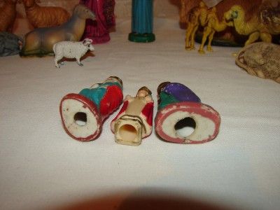 VINTAGE Christmas Nativity Set JAPAN/ITALY/HONG KONG Holiday 17 