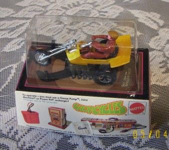 Vintage CHOPCYCLES Sizzlers Mattel Hotwheels SPEED STEED Red Line 