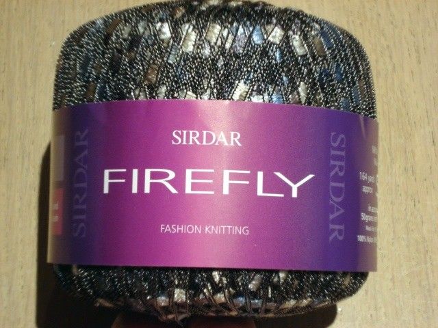 SIRDAR FIREFLY / FIREFLY METALLIC FASHION LADDER YARN 50g   FREE UK p 