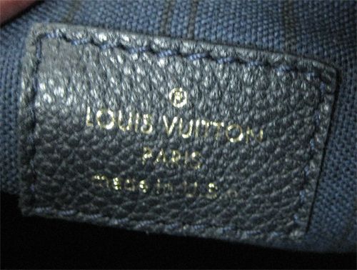 LOUIS VUITTON CITADINE PM INFINI BLUE EMPREINTE HANDBAG w INSOLENCE 