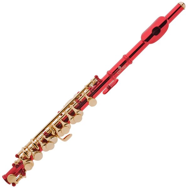 Cecilio PO 200RL C Piccolo ~Red Lacquered w/ Gold Key  