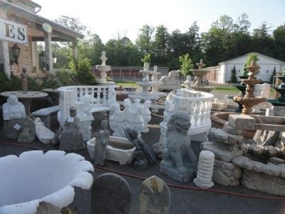 GREAT LARGE HAND CARVED MARBLE ORIENTAL SHRINE  