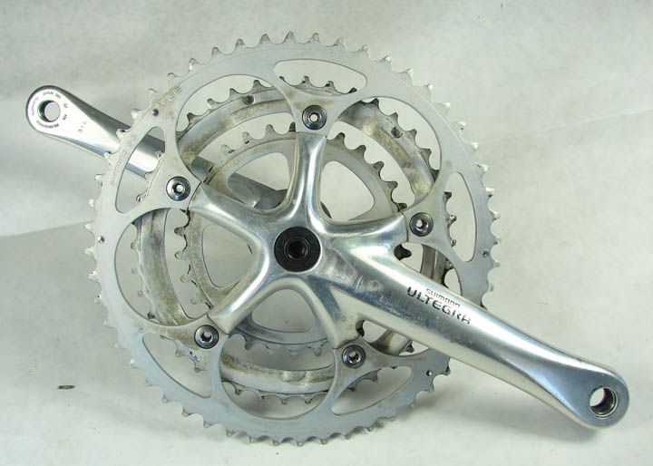 SHIMANO ULTEGRA 6503 9 speed TRIPLE ROAD CRANK CRANKSET  