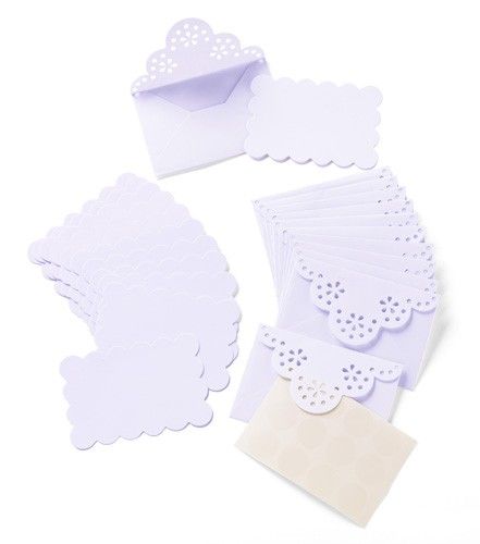 Martha Stewart Crafts   Doily Lace Collection   Die Cut Envelopes 