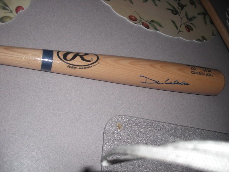 Florida Marlins Phillies Darren Daulton Signed Bat COA  