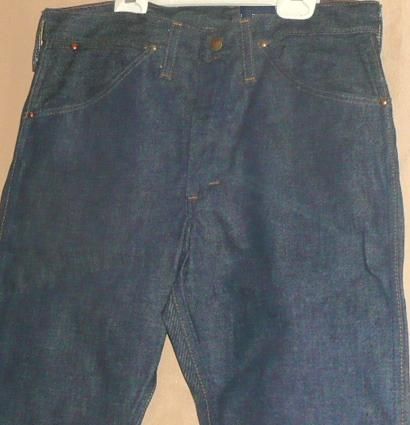 VTG ORIG 50s 60s DEADSTOCK MENS OLD KENTUCKY WESTERN DENIM BLUE JEANS 