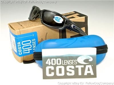 New Costa Del Mar RINCON POLARIZED Sunglasses Silver Teak Dark Gray 