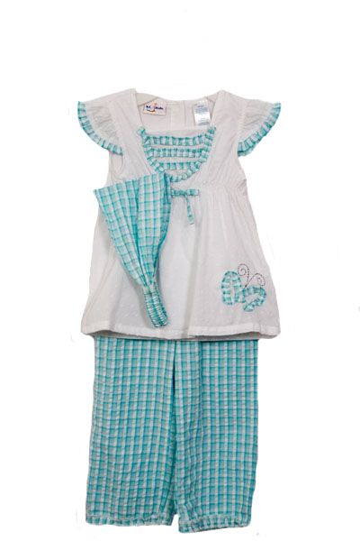 NWT BT Kids Girls 2 pc top and pants set 091939777767  