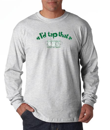 Id Tap That Funny Irish Long Sleeve Tee Shirt  