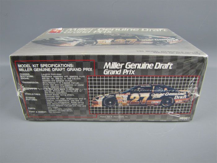 Sealed Nascar MGD Grand Prix #27 AMT Model Kit 1/25  
