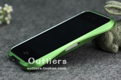 New Grey Aluminum Metal Case Bumper for Apple iPhone 4 4S  