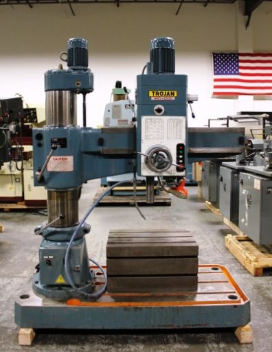 HRD 1000H SUPERMAX Trojan 33 x 9 Radial Arm Drill Press 94  