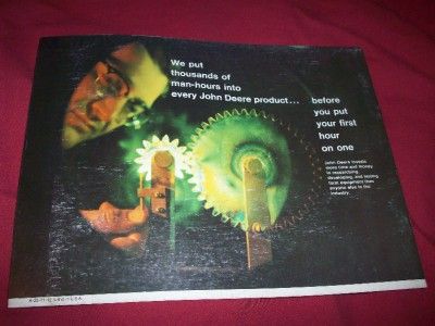 1971 John Deere 300 Corn Husker 237 Picker Brochure  