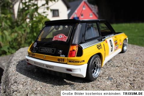 Renault R5 Turbo Rallye Umbau Tuning Youngtimer 118 Alufelgen ATS 