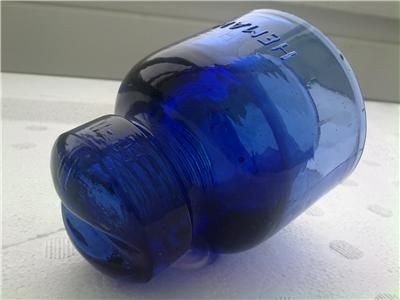 Insulator cobalt blue HEMAH 1967.  