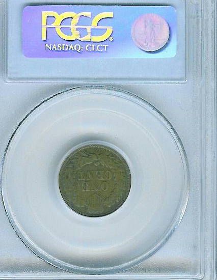 1877 Indian Cent  PCGS G06  