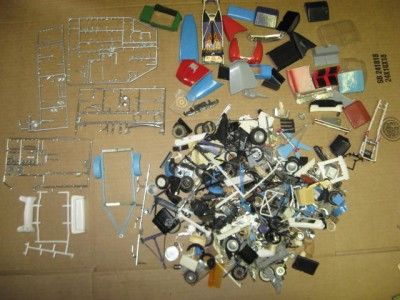 VINTAGE MODEL CAR JUNK PARTS JUNKYARD LOT REVELL AMT WHEEL ENGINE 