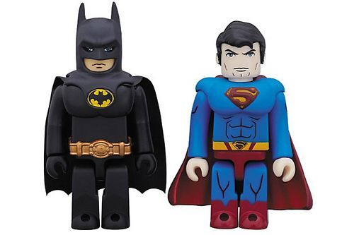 DC Comics 75 Anniversary Batman Superman Kubrick Figure  