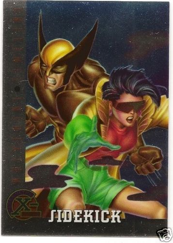 WOLVERINE/JUBILEE #85 1995 Fleer X Men Chromium Kubert  