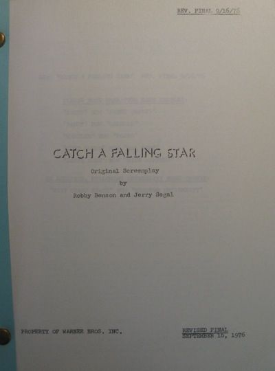 ROBBY BENSON, JERRY SEGAL   One on One [Catch a Falling Star]   ORIG 