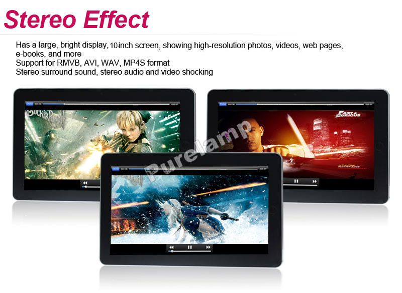 10.2 Android 4.0 Z102 Cortex A9 GPS WiFi Camera DDR 1GB 8GB Tablet PC 