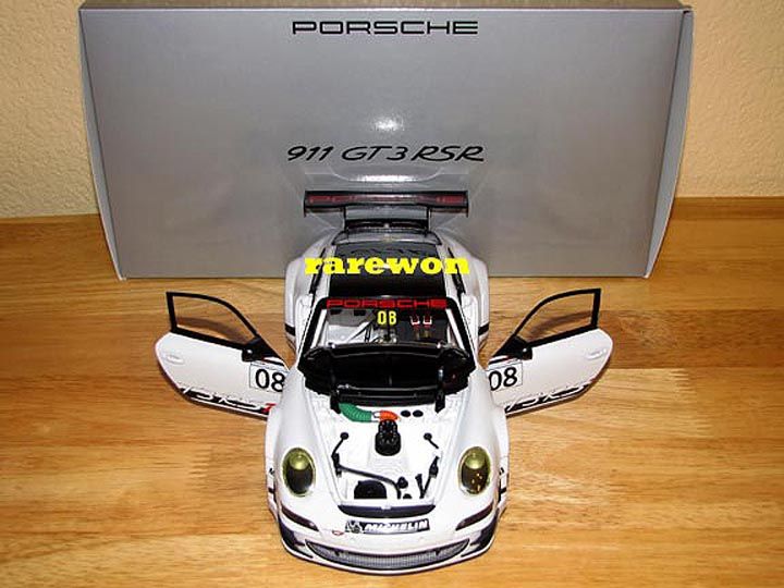 Porsche 911 (997) GT3 RSR *2008 DEALER PROMO* RARE 1/18 AUTOart   Ship 