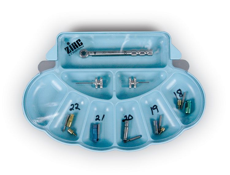 Zirc Dental Implant Organizer  