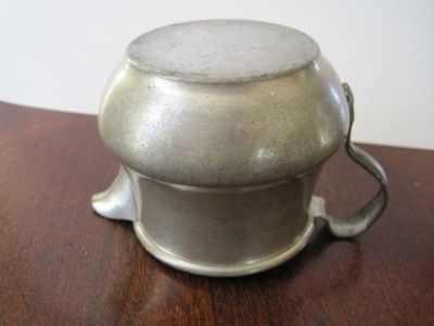 Vintage Crescent Pewter Small Creamer Pitcher  