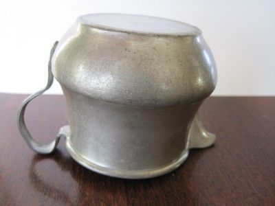 Vintage Crescent Pewter Small Creamer Pitcher  