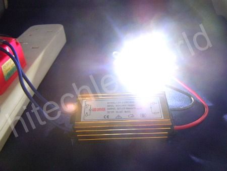 5X10W WATT HIGH POWER WHITE LED Light 750Lm+ LED DRIVER  