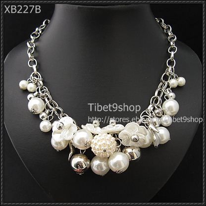 6pcs Wholesale Venetian Pearl Flower Fruit Necklace Bracelet Bangle 