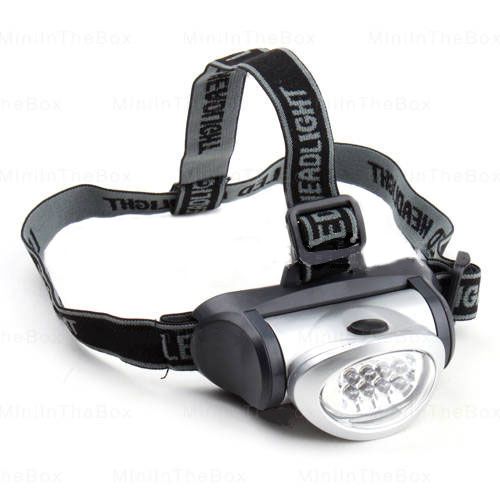 New 8LED helmet lamp light torch headlight waterproof  