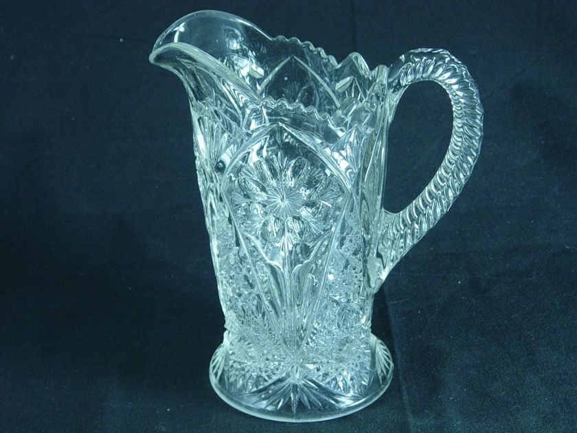   Glass Crystal #474 Four Seventy Four Cosmos 18 Oz Pitcher  