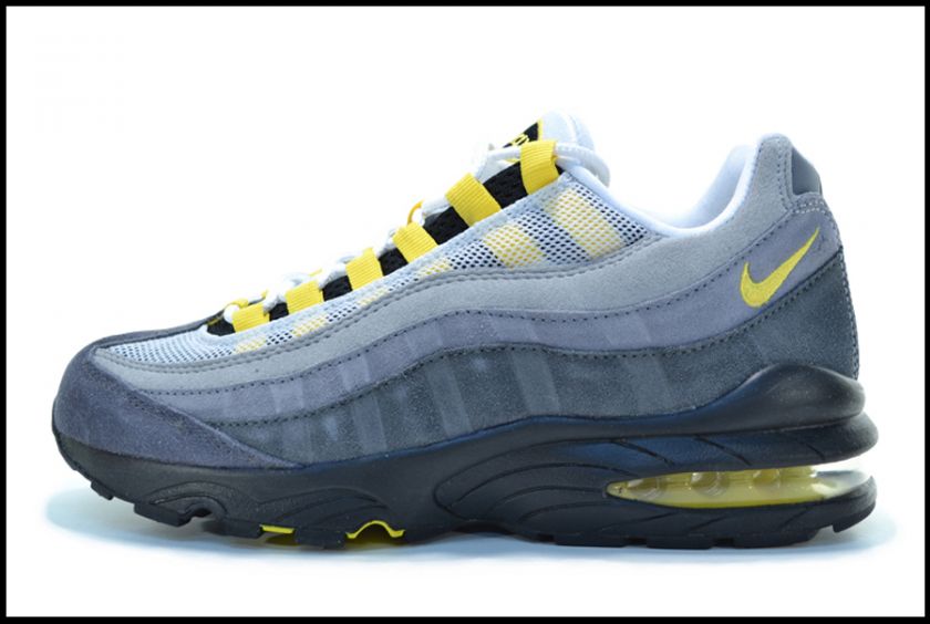 307565 180] Air Max 95 (GS) White Yellow Grey Black  