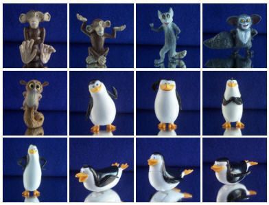 PENGUINS OF MADAGASCAR MINI FIGURE CAKE TOPPER YOU PICK  