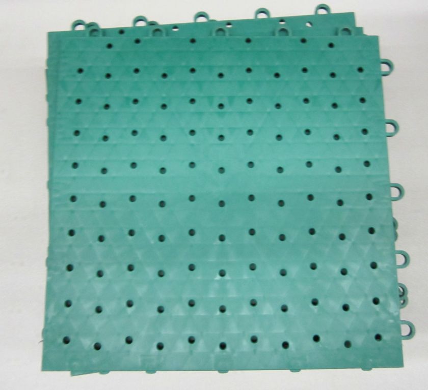 New Motor Mat 12 Garage Interlocking Green Modular Floor Tile  