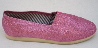 Soda Pink Glitter Ladies flats size 6  