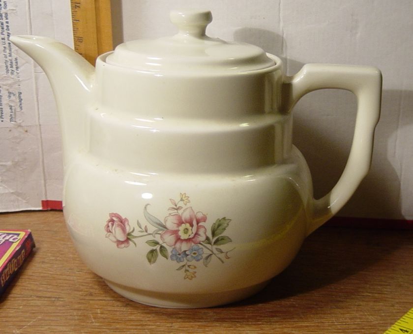 Ceramic Vintage Enterprise Aluminum Co. Drip O Lator Teapot or Coffee 