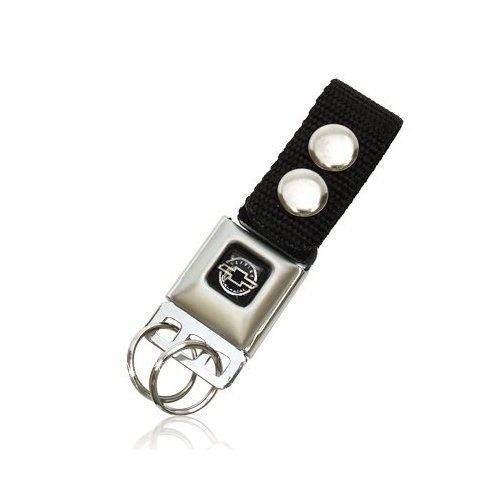 CHEVROLET LOGO Seat Belt style Key Chain Ring strap  