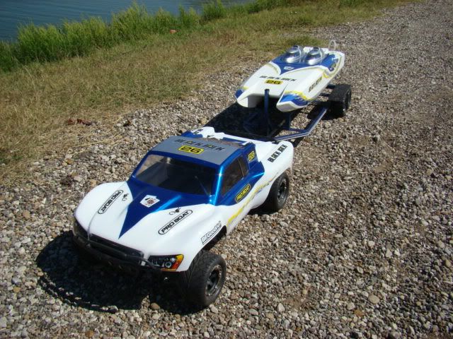 New Custom Aluminum Trailer for Traxxas Spartan Boat  