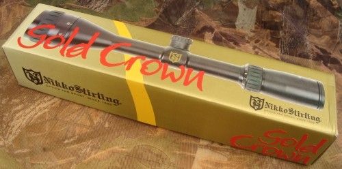 Nikko Stirling Gold Crown Airking 4x32 Mil Dot Parallax AO Rifle Scope 