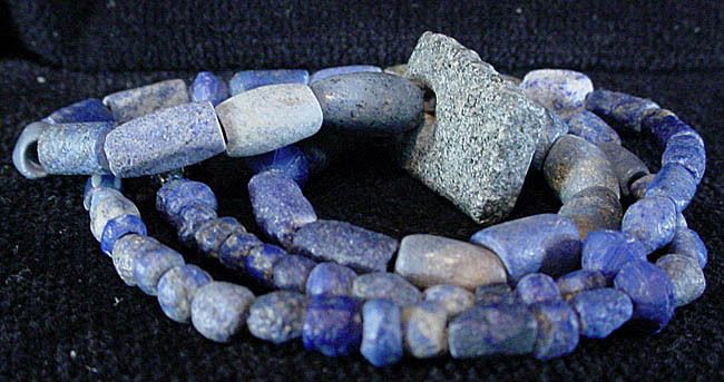 BACTRIAN LAPIS NECKLACE 2000B.C. #X5694  