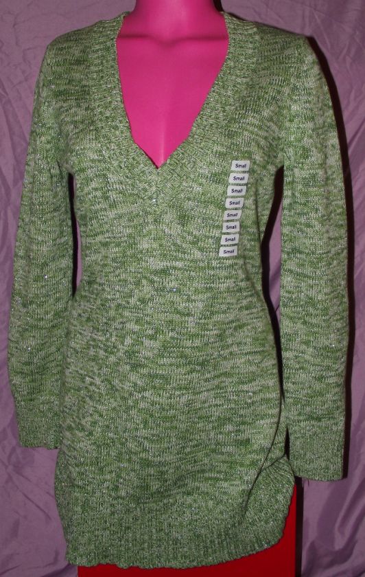 Style & Co V Neck Cotton Sweater Misses & Plus Size NWT  
