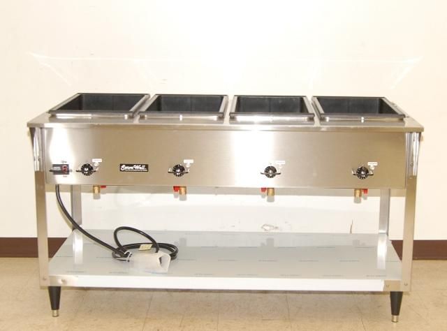 Vollrath ServeWell 4 Bay Electric Steam Table NEW 38204  