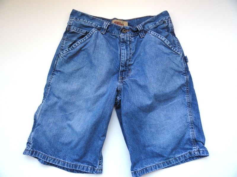 OLD NAVY Mens Shorts Size 31 32 Blue Denim Painters  